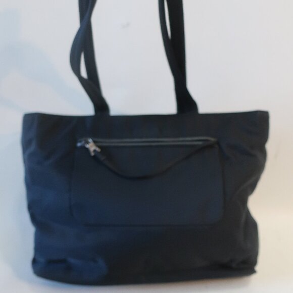 Authentic Women Prada Tessuto Tec B9710 (22) Dark Navy Blue Nylon Tote Handbag - Picture 8 of 16